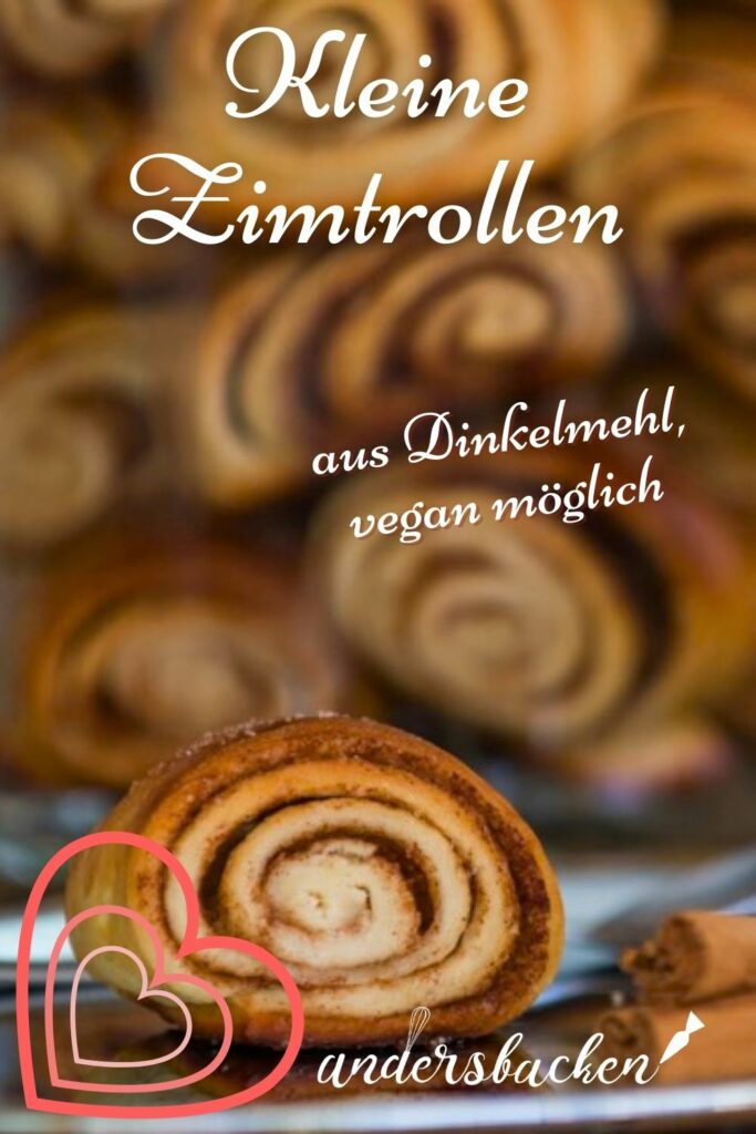 Rezept für Zimtrollen aus Dinkelmehl, Gebäck vegan