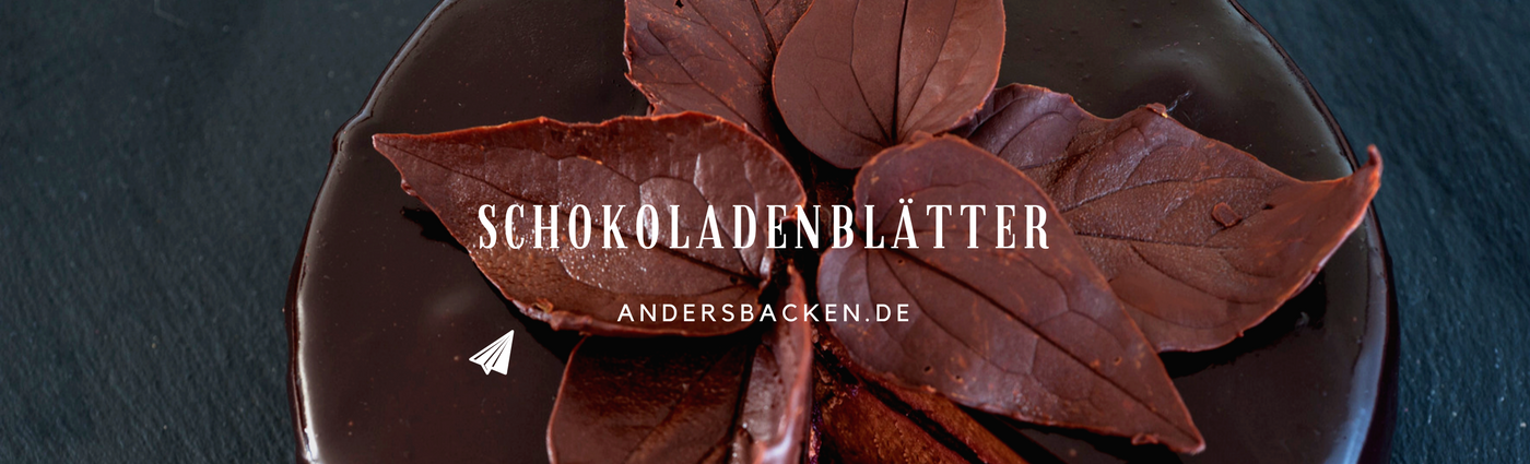Schokoladenblätter Dekoration
