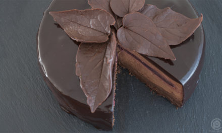 Schokoladenblätter Dekoration