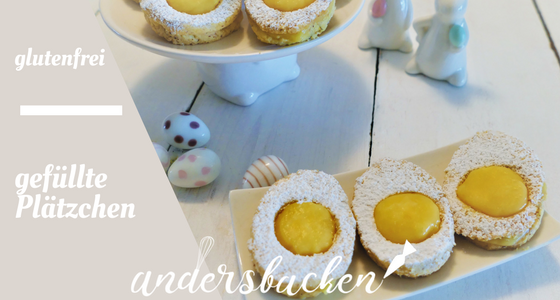gefüllte Oster- Plätzchen