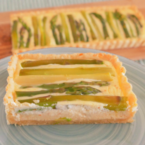 cremige Spargeltarte