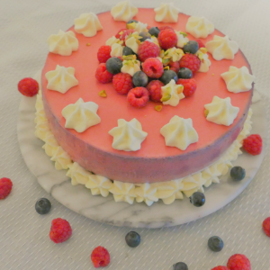 Himbeer-Käsekuchen