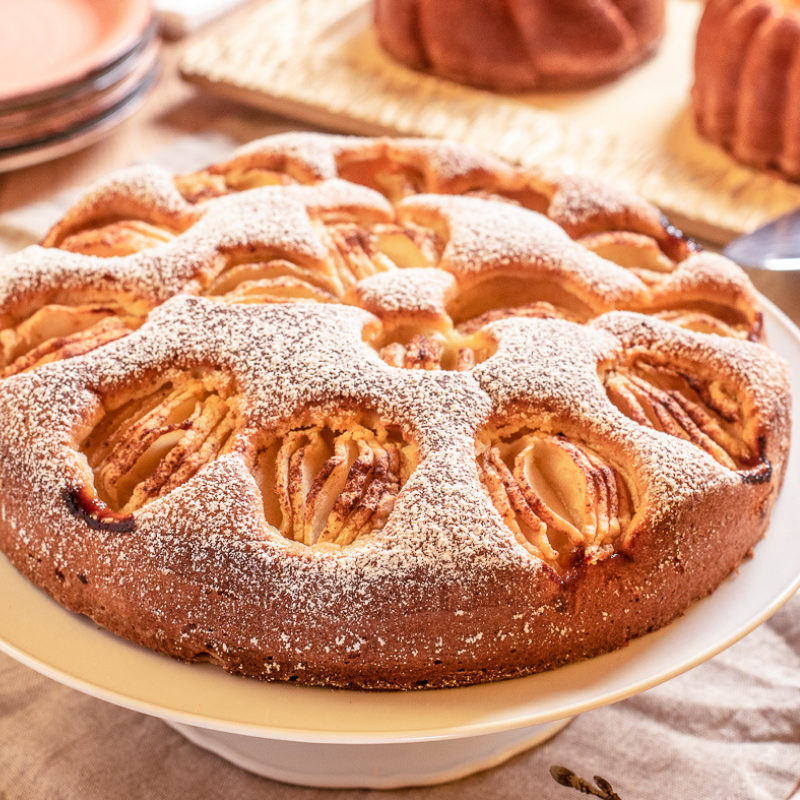versunkener Apfelkuchen