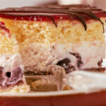 Kirsch-Quark Schnitte ohne Gelatine glutenfrei
