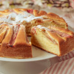 laktosefreier und glutenfreier Rhabarberkuchen