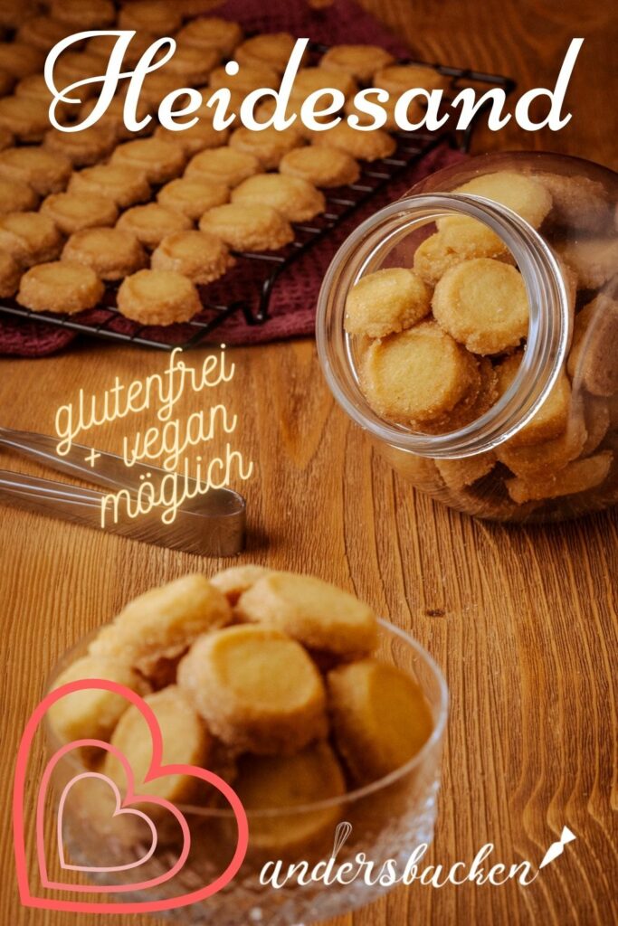 Heidesand Plätzchen glutenfrei und vegan