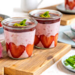Erdbeerquark Rezept glutenfreies Dessert