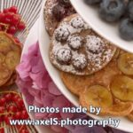 Rezept für glutenfreie Pancakes mit Früchten