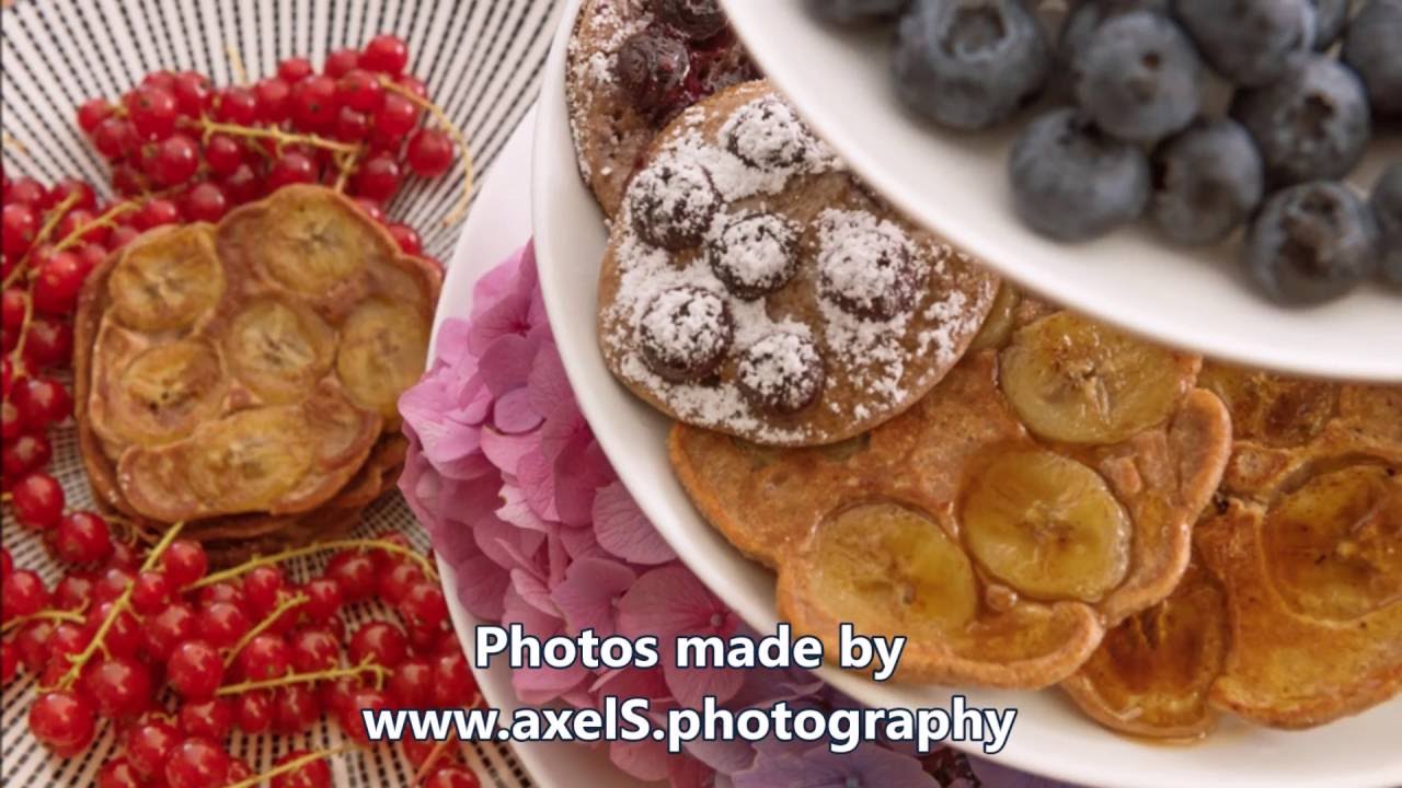 Rezept für glutenfreie Pancakes mit Früchten