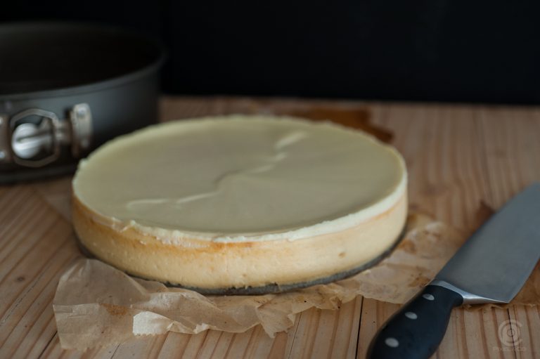 Rezept für Käsekuchen mit Schmand Decke