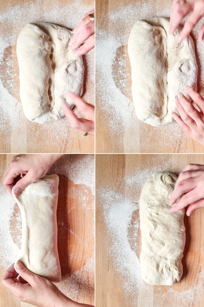 Einfaches Dinkel-Weißbrot formen