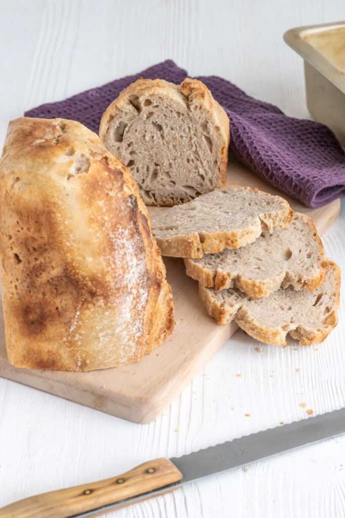 Leckeres Dinkel-Weißbrot Ideal für Sandwiches