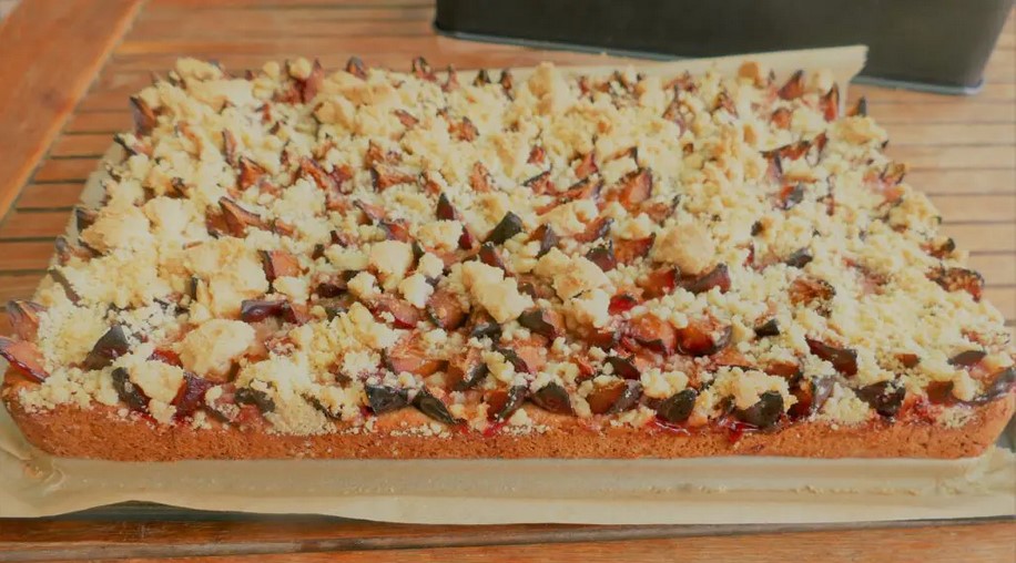 Rezept für Zwetschgenkuchen ohne Hefe glutenfrei