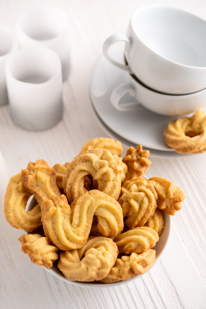 Dinkel-Spritzgebäck ohne Butter. Entdecke jetzt mein Rezept.
