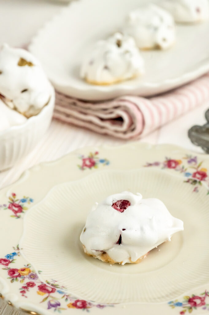 Glutenffreies Rezept für Rhabarber Baiser